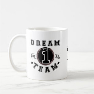 Caneca De Café Trabalho em equipe de logotipo comercial personali