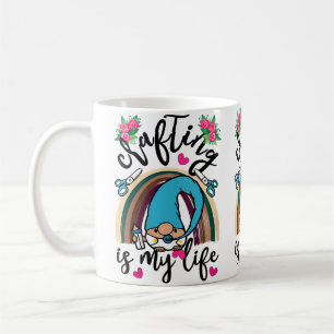 Caneca De Café Trabalho Manual Feminino é Minha Vida Artesãs Cost