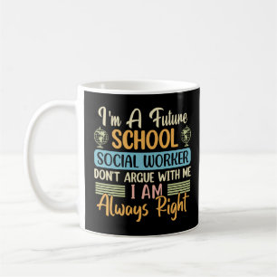 Caneca De Café Trabalho Social Engraçado Mês