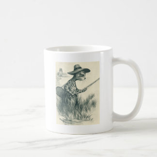 Caneca De Café Trabalhos de arte de Louis Wain -- Gato de pesca