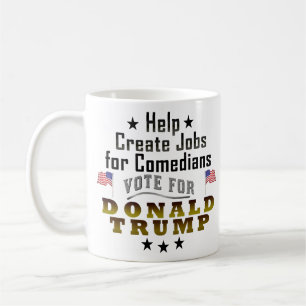 Caneca De Café Trabalhos engraçados de Donald Trump para