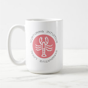 Caneca De Café Traço de Personalidade do Sinal Zodiac Star, Cance
