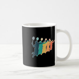 Caneca De Café Traço Retroativo de Badminton