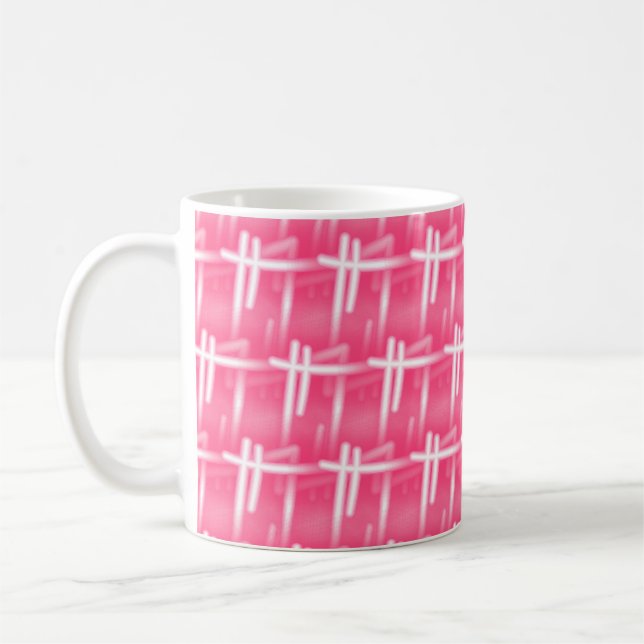 Caneca De Café Traços Brancos A Rosa (Esquerda)