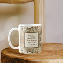 Tradição Floral De Algodão Morning Blush Mug