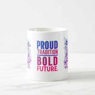 Caneca De Café Tradição Orgulhosa, Design de Futuro Negrito -