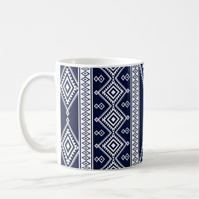 Caneca De Café traditi geométrica étnica oriental uniforme (Esquerda)
