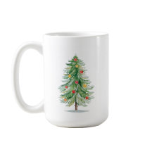 Traditional Christmas Tree Mug