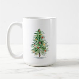Caneca De Café Traditional Christmas Tree Mug