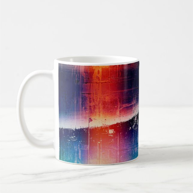 Caneca De Café Traditional grunge background, scratched texture w (Esquerda)