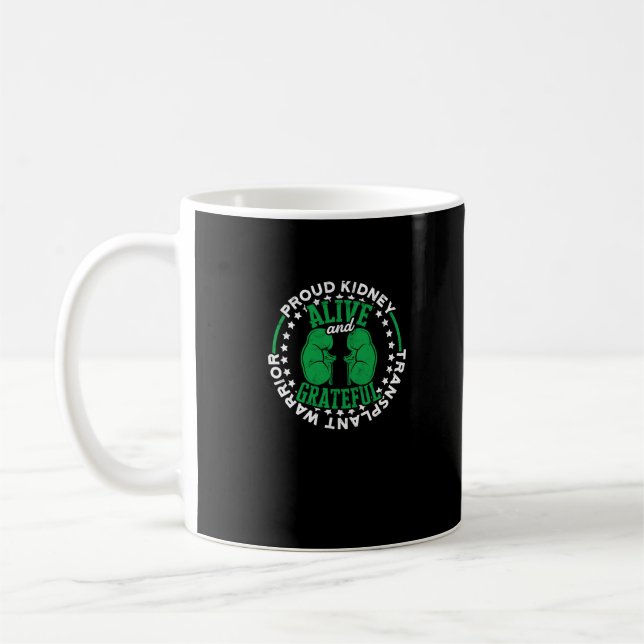 Caneca De Café Tradutor de Rins Orgulhoso Vivo e Vivo (Esquerda)