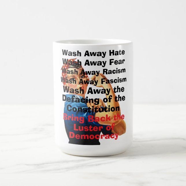 Caneca de Café Traga de Volta a Democracia (Centro)