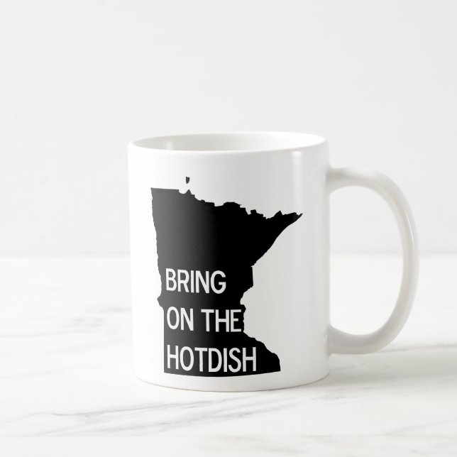 Caneca De Café Tragam a Hotdish Funny Minnesota Coffee Mug (Direita)