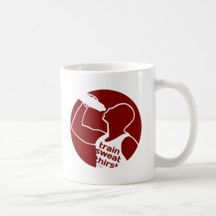 Caneca De Café TRAIN SWEAT THIRST red