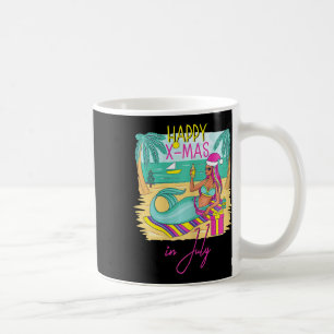 Caneca De Café Traje de banho de sereia de Natal em julho para mu