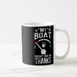 Caneca De Café Traje de Capitão de Barco Meu Barco Não Funciona C