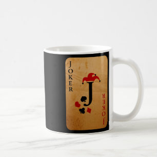 Caneca De Café Traje De Cartão De Joker - Decodificação De Hallow