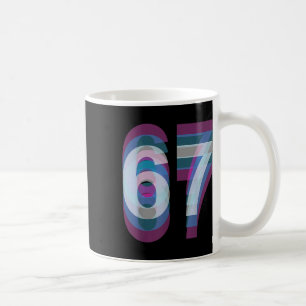 Caneca De Café Traje de Casal 67 Seis Sete Meme Engraçado