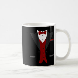 Caneca De Café Traje de Esmoque de Halloween - Casamento de Terno