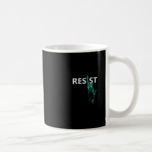 Caneca De Café Traje De Liberdade Enfraquecida Resiste