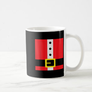 Caneca De Café Traje de Papai Noel Fantasia de Natal Engraçado Fo