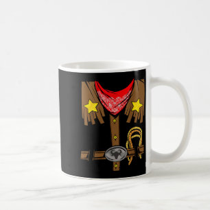 Caneca De Café Traje de Rodeio Selvagem Ocidental Cowboy Cowgirl 