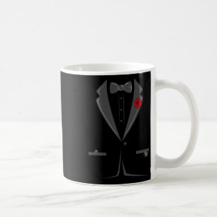 Caneca De Café Traje E Tie Tuxedo Bowtie Costume Fácil Halloween