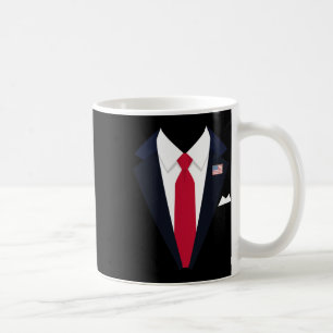 Caneca De Café Traje engraçado do presidente dos EUA Trump fácil