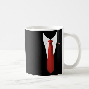 Caneca De Café Traje Engraçado do Presidente Trump Fantasia Pregu