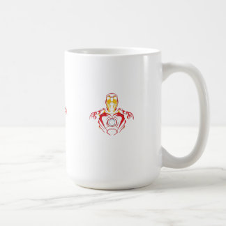 Caneca De Café Traje Vector Ironman - Núcleo de Arco Brilhante