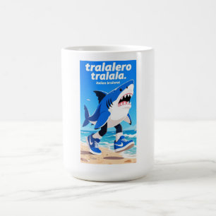 Caneca De Café tralalero tralala "italian brainrot"