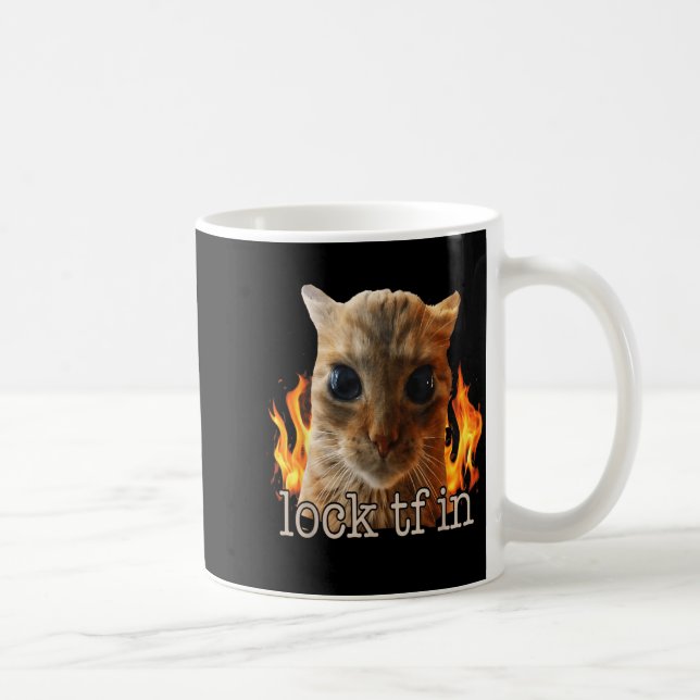 Caneca De Café Trancar tf no gato (Direita)