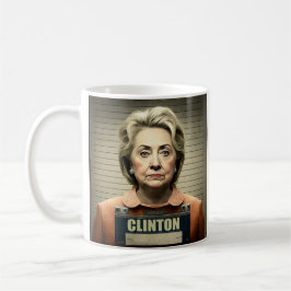 Caneca De Café Tranque-A! - Hillary Clinton