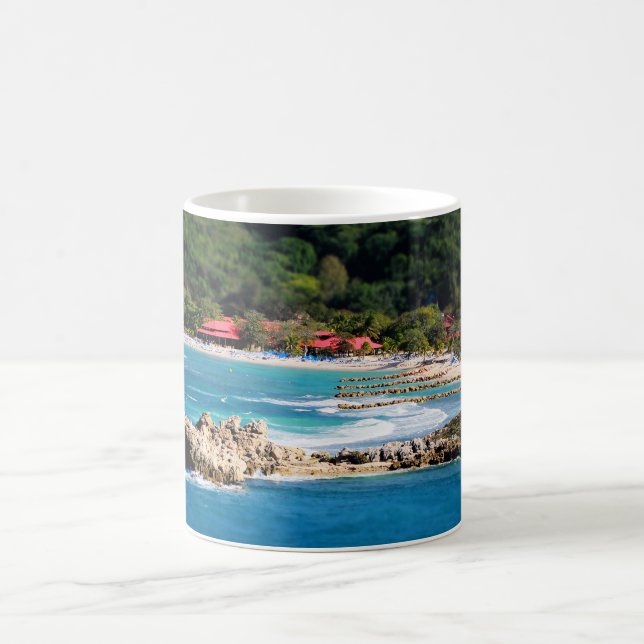 Caneca De Café Tranquil Island Paradise Labadee Haiti (Centro)