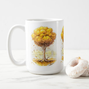 Caneca De Café Tranquilidade do ouro
