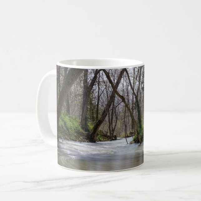 Caneca De Café Tranquilidade Finley Na Primavera De Café (Frente Esquerda)