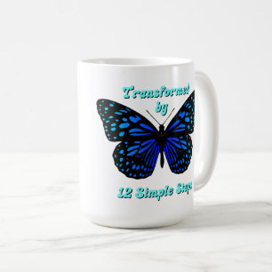 Caneca De Café Transformado por 12 Passos Simples, AA, NA, Al-Ano