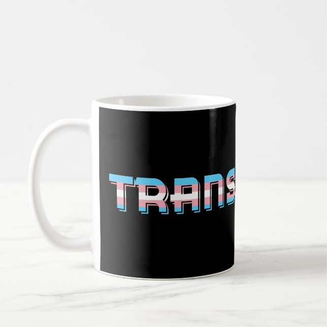 Caneca De Café TRANSGENDER | bandeira | LGBT (Esquerda)