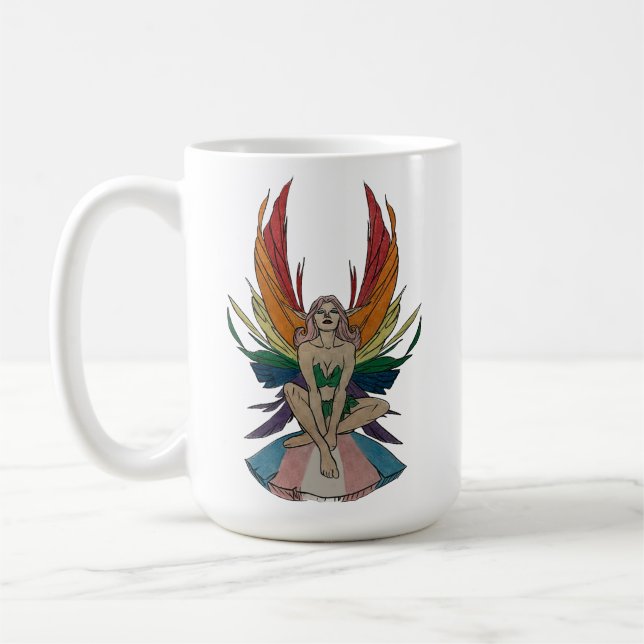 Caneca De Café Transgender Faerie (Esquerda)