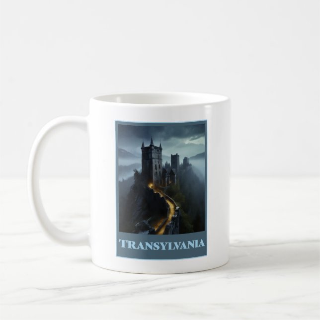 Caneca De Café Transilvânia Romênia (Esquerda)