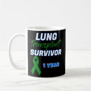 Caneca De Café Transplante Pulmonar Primeiro Aniversário Um Ano S