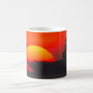 Caneca De Café TRANSPORTADORA AERONÁUTICA DOS EUA - CVN-77 Mug