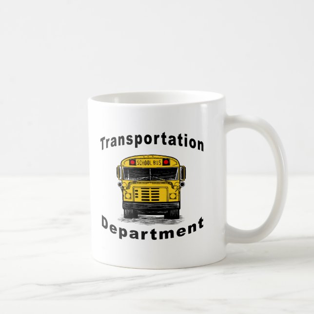Caneca De Café transportationdepartmentmug (Direita)