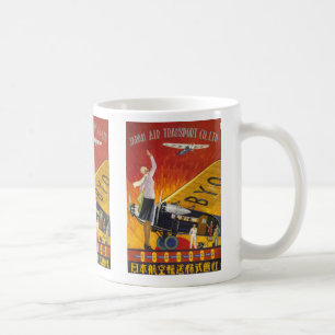 Caneca De Café Transporte aéreo de Japão