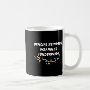 Caneca De Café Tratador de Rena Mal Pago Natal Divertido Geração 