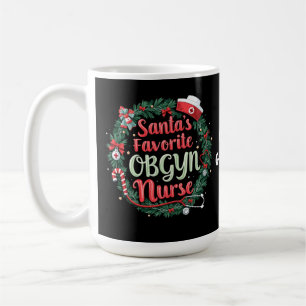 Caneca De Café Tratamento Personalizável para Enfermeiros de OBGY
