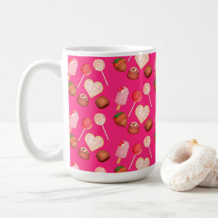 Caneca De Café Tratamentos De felizes dias de os namorados E Padr