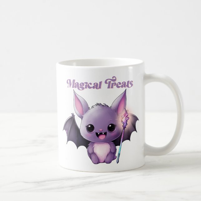Caneca De Café Tratamentos mágicos com morcegos (Direita)