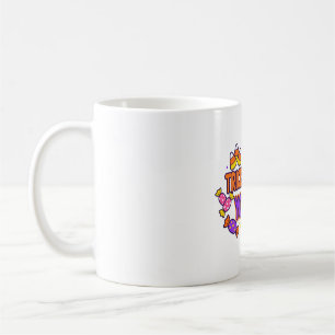 Caneca De Café Trate a Si Mesmo Com Troça Tipografia Divertida de
