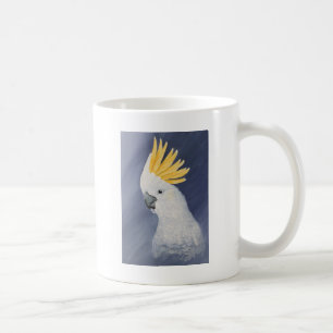 Caneca De Café Trate presente com crista do Cockatoo para o
